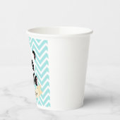 愛らしいベビーパンダブルーベビーシャワー 紙コップ (左)