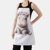 愛らしいベビーヒポタムス エプロン (インサイチュ)