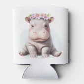 愛らしいベビーヒポタムス 缶クーラー (裏面)