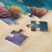 愛らしいベビーベア遊・キューブの北極海 ジグソーパズル (側面)