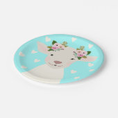 愛らしいベビーボホシックイースターラム ペーパープレート (アングル)