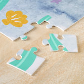 愛らしいベビーマーメイド、海 ジグソーパズル (側面)