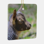 愛らしいベビーヤギ セラミックオーナメント (右)