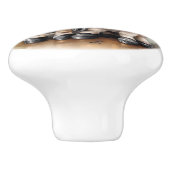 愛らしいベビーヤギin the Rain セラミックノブ (側面)