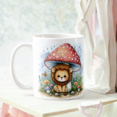 愛らしいベビーライオンカブアンダーマッシュルーム傘 コーヒーマグカップ