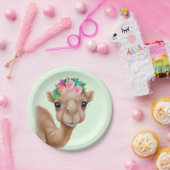 愛らしいベビーラクダ ペーパープレート (パーティー)