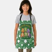愛らしいベビー恐竜のパーティー エプロン (インサイチュ)