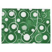 愛らしいベビー恐竜のパーティー ラージペーパーバッグ (裏面)