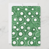 愛らしいベビー恐竜のパーティー 招待状 (裏面)