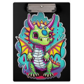 愛らしいベビー恐竜2 |ジュラシック・ジョイ クリップボード (正面)