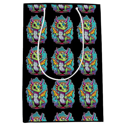 愛らしいベビー恐竜2 |ジュラシック・ジョイ ミディアムペーパーバッグ (正面)