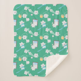 愛らしいベビー歯歯科医院歯科医 シェルパブランケット