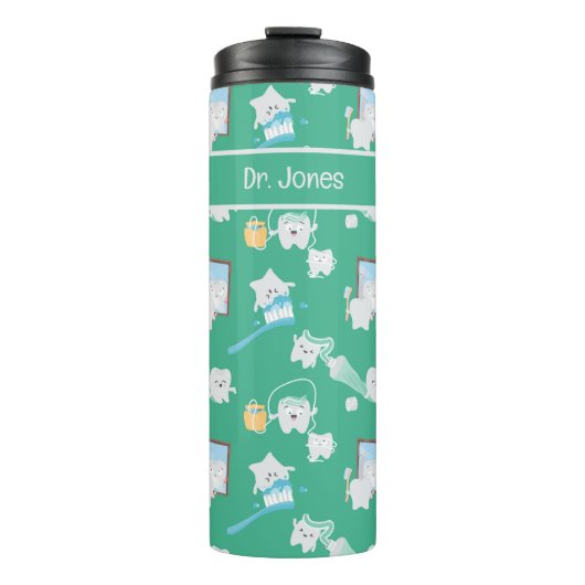 愛らしいベビー歯歯科医院歯科医 タンブラー (正面)