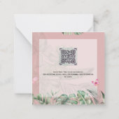 愛らしいベビー象の本の詩の要求カード ノートカード (裏面)