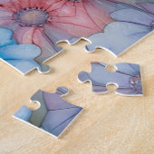 愛らしいベビー象インザパステルガーデン ジグソーパズル (側面)