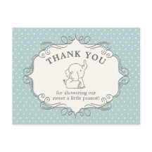 愛らしいベビー象 |赤ちゃんシャワーありがとう