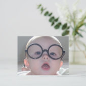 愛らしいベビー ポストカード (スタンド正面)