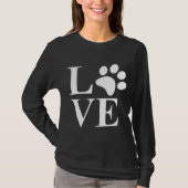 愛らしいペット 愛する動物好き Tシャツ (正面)
