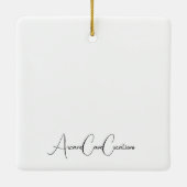 愛らしいペンギンオーナメント セラミックオーナメント (裏面)