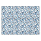 愛らしいペンギン冬の赤ちゃんシャワーテーブルクロス テーブルクロス (正面(横))