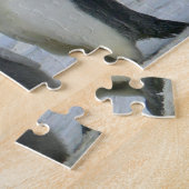 愛らしいペンギン科の北極野生生物 ジグソーパズル (側面)