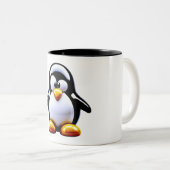 愛らしいペンギン ツートーンマグカップ (正面右)