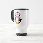 愛らしいペンギン トラベルマグ (正面左)