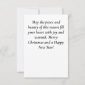 愛らしいペンギン 招待状 (裏面)