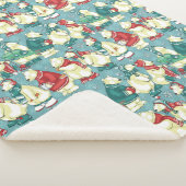 愛らしいホッキョクグマ シェルパブランケット (3/4)