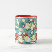 愛らしいホッキョクグマ マグカップ (中央)