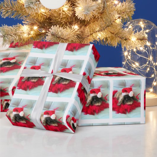 愛らしいホランドロップクリスマスラッピング紙 ラッピングペーパー (クリスマス)