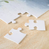 愛らしいホリデークリスマス格言 ジグソーパズル (側面)