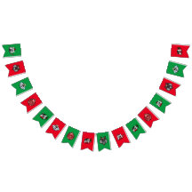 愛らしいホリデークリッター付きクリスマスバナー