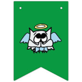 愛らしいホリデークリッター付きクリスマスバナー バンティングフラッグ (第3の旗)