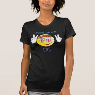 愛らしいボヘミアンオリジナルギャングスターOG tシャツ