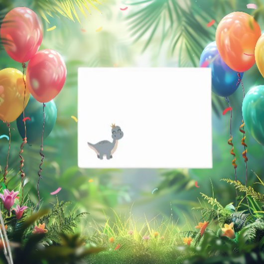 愛らしいボホグレイ恐竜 ポストイット