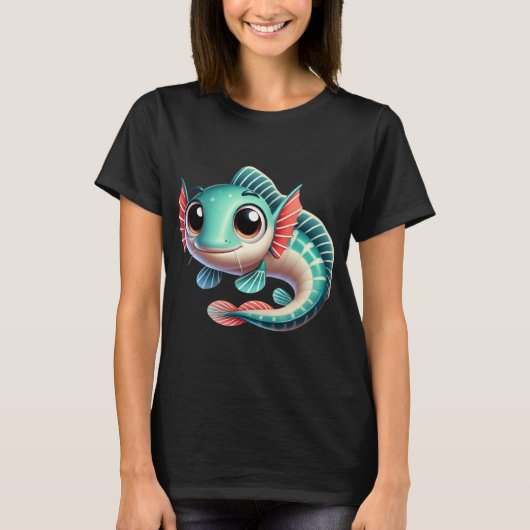 愛らしいポリプテルス Tシャツ (正面)