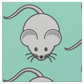 愛らしいマウス ファブリック (クローズアップ)