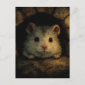 愛らしいマウス ポストカード (正面)