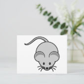 愛らしいマウス ポストカード (スタンド正面)