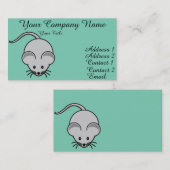 愛らしいマウス 名刺 (正面/裏面)