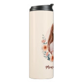 愛らしいママとドーターボンド – フローラフレーム タンブラー (回転左)