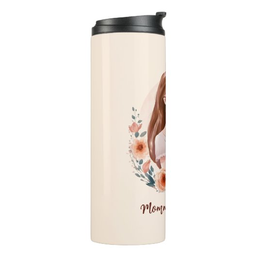 愛らしいママとドーターボンド – フローラフレーム タンブラー (回転左)