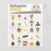 愛らしいママの女の子ハロウィンビンゴボード！ (正面)