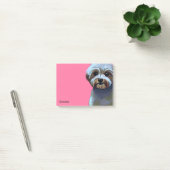 愛らしいマルティポ犬と名前をカスタムする ポストイット (オフィス)