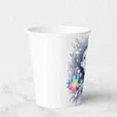 愛らしいマンガ・ドルフィンの赤ちゃんシャワー 紙コップ (右)