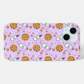 愛らしいミルクとクッキーのパターンのスマホケースのギフト Case-Mate iPhoneケース (裏面 (横))