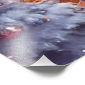 愛らしいメイヌクーンサンタクロースの子猫 フォトプリント            (角)