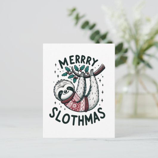 愛らしいメリースロートマス ポストカード (スタンド正面)