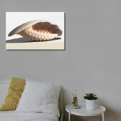 愛らしいモダンシェル海岸のアートワーク メタルプリント